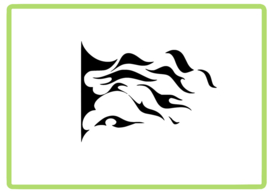 Vlammen sticker design 7