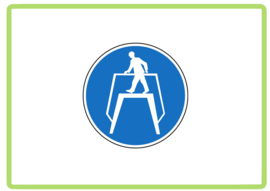 Oversteek sticker