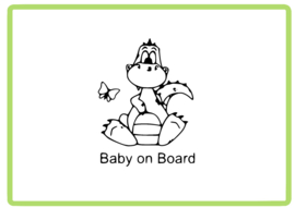 Baby on board sticker design 8