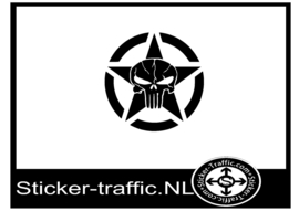 Punisher design 3 sticker