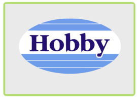 Hobby ovaal full colour caravan en camper sticker