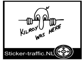 Kilroy was here sticker