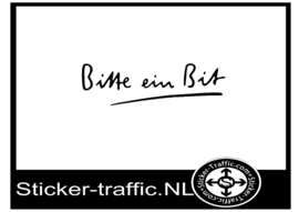 Bitte ein bit sticker