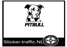 Pitbull design 1 sticker