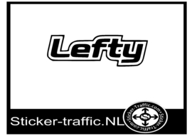 Lefty sticker