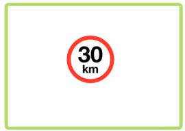 Max 30 KM sticker