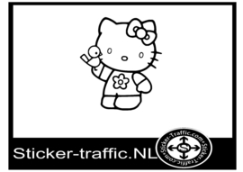 Hello Kitty design 2 sticker