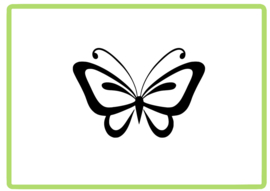 Vlinder sticker design 10