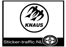 Knaus rond caravan sticker