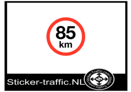 85 km sticker