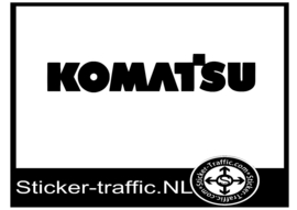 Komatsu sticker