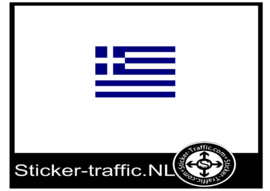 Griekse vlag sticker