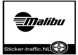 Malibu logo sticker