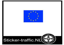 Europese vlag sticker