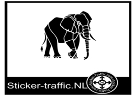 Olifant design 1 sticker