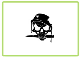 Skull sticker design 8