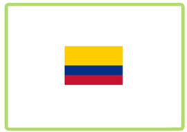 Colombia vlag sticker