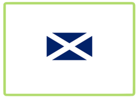 Schotland vlag sticker