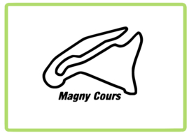 Magny Cours circuit sticker