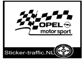 Opel vlag motorsport sticker