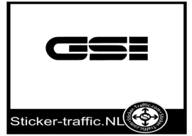 Opel GSI sticker