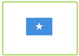 Somalie vlag sticker