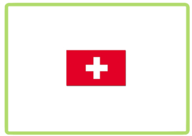 Zwitserland vlag sticker