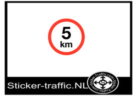 5 km sticker