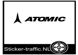 Atomic hockey sticker