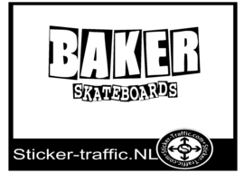 Baker skateboard sticker
