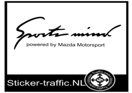 MAZDA Sports Mind Sticker