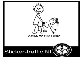 Making my stick family sticker