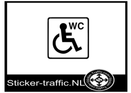 Invalide WC sticker