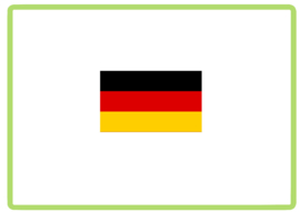 Duitsland vlag sticker