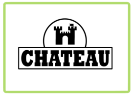Chateau caravan en camper sticker