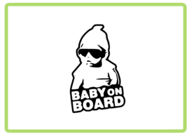 Baby on board sticker design 5