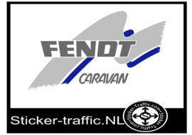 Fendt caravan sticker in 3 kleuren