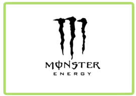 Monster energy logo sticker