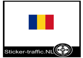 Roemenie vlag sticker