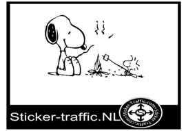 Snoopie design 1 sticker