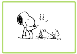 Snoopy sticker design 2