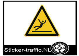 Doorvalgevaar sticker