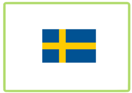 Zweden vlag sticker