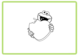 Sesamstraat sticker design 5