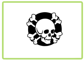 Skull sticker design 13