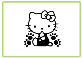 Hello Kitty sticker design 10