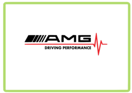 AMG driving performance hartslag sticker
