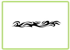 Vlammen sticker design 38