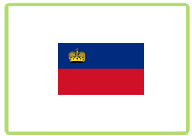 Liechtenstein vlag sticker
