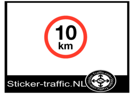 10 km sticker